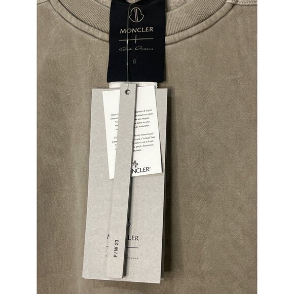 Rick Owens X Moncler Womens Tarp Tee in Acid Degrade XSmall New Tank Sleeveless - Picture 10 of 16